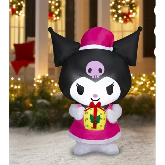 Hello Kitty Airblown Holiday Lights Inflatable Kuromi and Hello Kitty Christmas - Picture 7 of 11